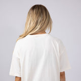 Billabong This Is Tropical Oversized Graphic T-Shirt for Women in White Cap
