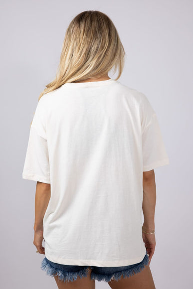 Billabong This Is Tropical Oversized Graphic T-Shirt for Women in White Cap