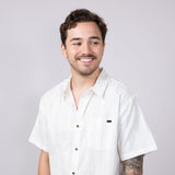 Billabong All-Day Stripe Shirt for Men in Off White