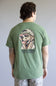 Burlebo Mallard Camo Dog T-Shirt for Men in Heather Olive