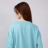 Billabong Daylight Blooms Oversized Graphic T-Shirt for Women in Blue | 24B352516-MYB