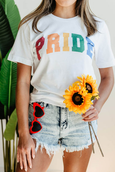 Pride Graphic T-Shirt for Women in White