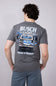 Busch Light Truck Cooler T-Shirt for Men in Charcoal