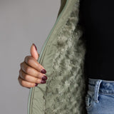 Columbia Copper Crest II Hooded Jacket for Women in Green