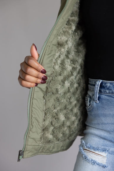 Columbia Copper Crest II Hooded Jacket for Women in Green