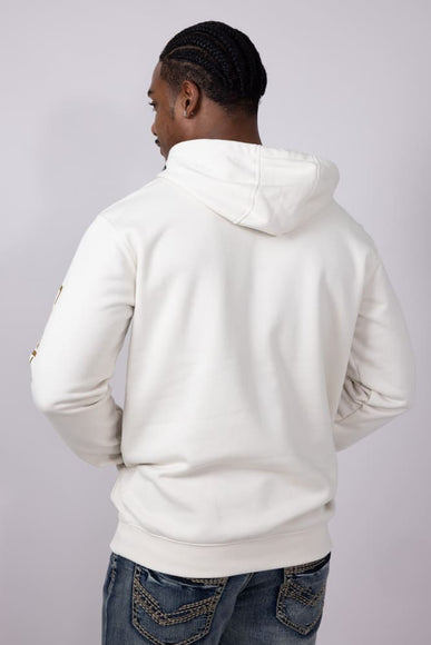 Carhartt Logo Sleeve Hoodie for Men in Malt White
