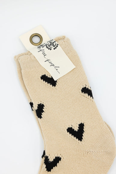 Free People Cupid Bow Socks for Women in Brown