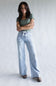 Flying Monkey High-Rise Drawstring Wide Leg Jeans for Women