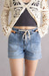 Judy Blue Vintage Wash Jogger Denim Shorts for Women