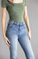 KanCan Embroidered Mid Rise Flare Jeans for Women