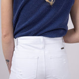 KanCan x Glik’s Best Friend Denim Shorts for Women in White