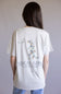 Local Girl Flora Dog and Moon T-Shirt for Women in Grey