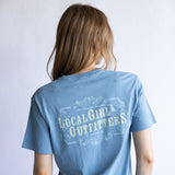 Local Girl Western Whiskey T-Shirt for Women in Slate