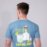 Local Boy Cinco De Drinko T-Shirt for Men in Blue