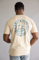 Local Boy Local Flage Bluff T-Shirt for Men in Latte Brown