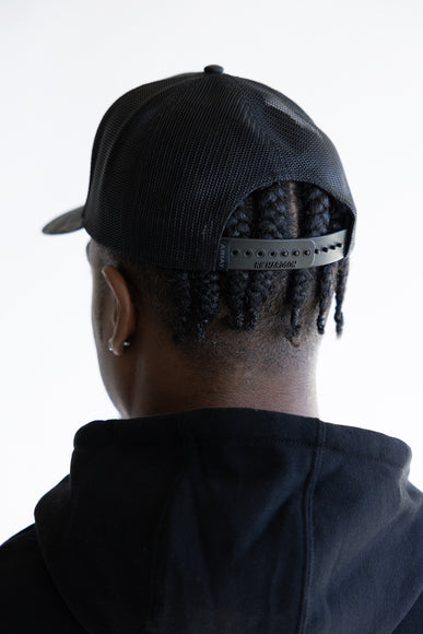 Ariat Embroidery Shield Snapback Hat for Men in Black