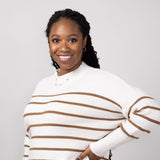 Miracle Striped Sweater for Women in Neutral
