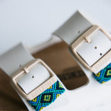 Natural Life Sandal Charm Set in Lime Green