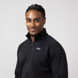 Patagonia Men’s Better Sweater Quarter Zip in Black