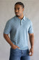 Weatherproof Vintage Diamond Polo Sweater for Men in Infinity Blue