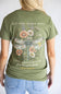 Simply Southern Broken Pieces T-Shirt for Women in Dill