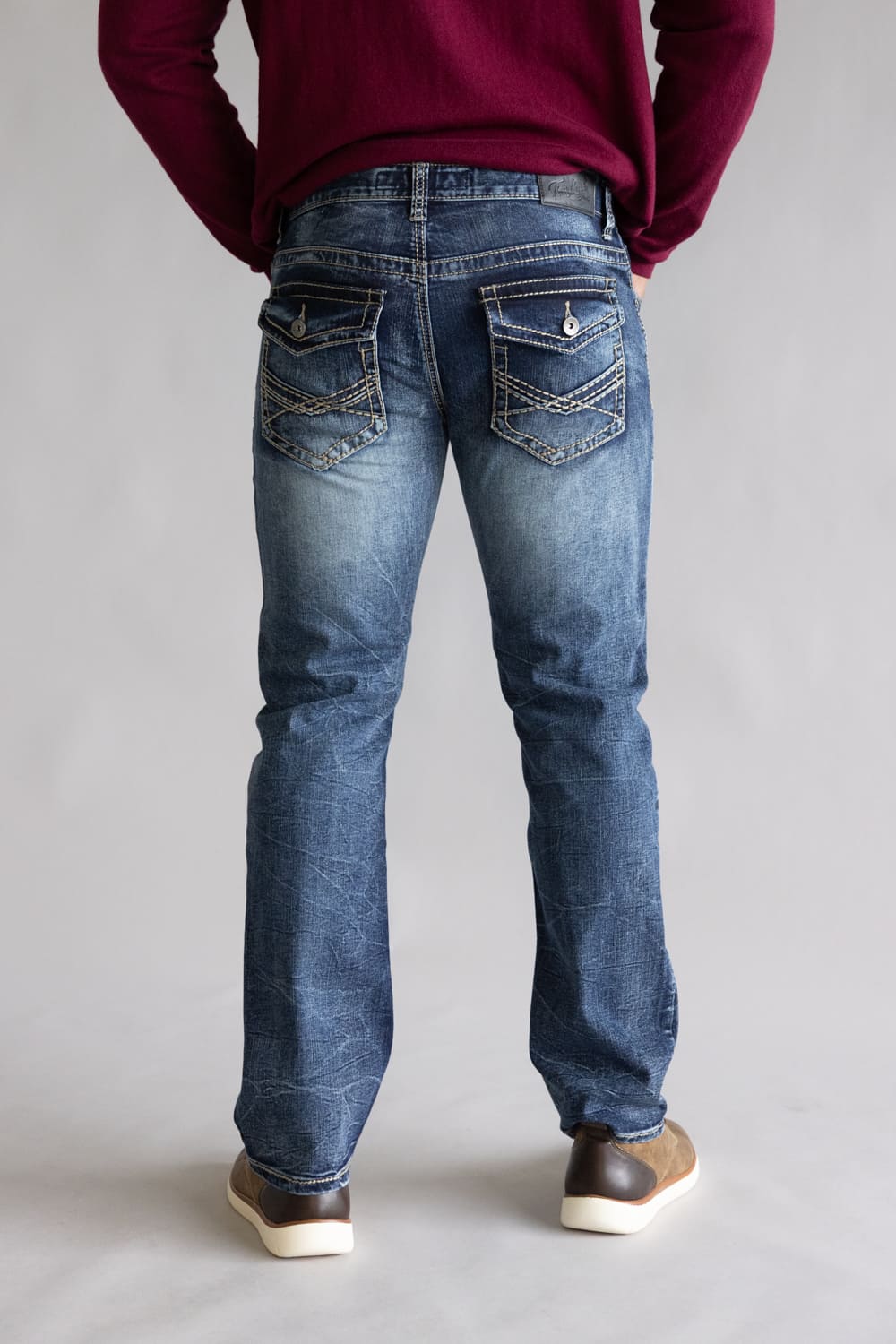 True Luck Desmond Bootcut Jeans for Men | TL24012361 – Glik's