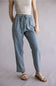 Be cool tencel drawstring pants vintage blue