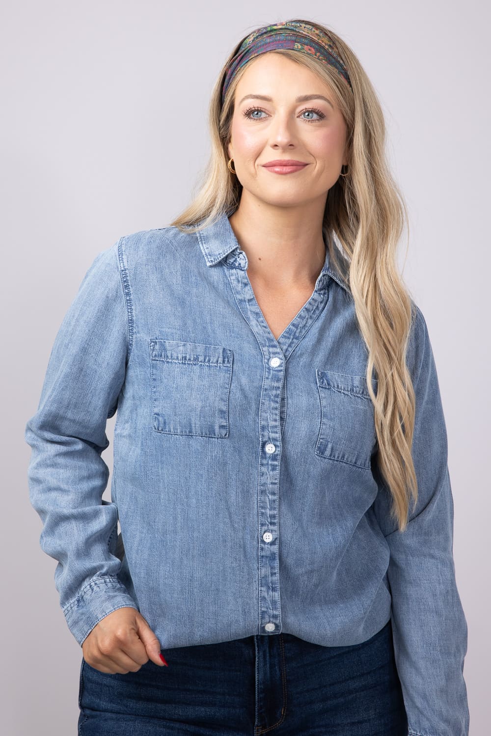 Thread & Supply Ginger Top for Women in Dark Indigo | T8035LZTTS