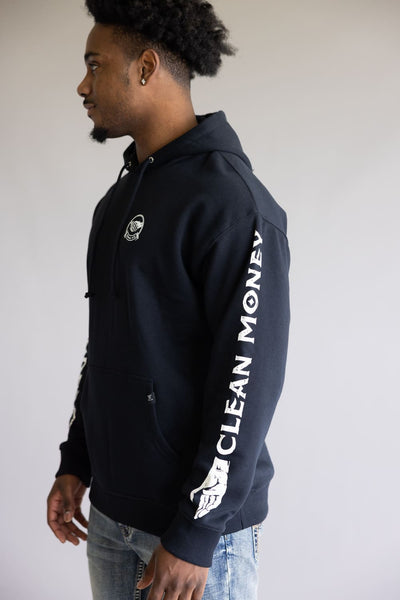 Troll Co. Haggler Hands Hoodie for Men in Black | TC2505-BLACK