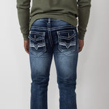 True Luck Blake Bootcut Stretch Jeans for Men