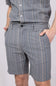 Union Paloma Seersucker 8” Shorts for Men in Grey