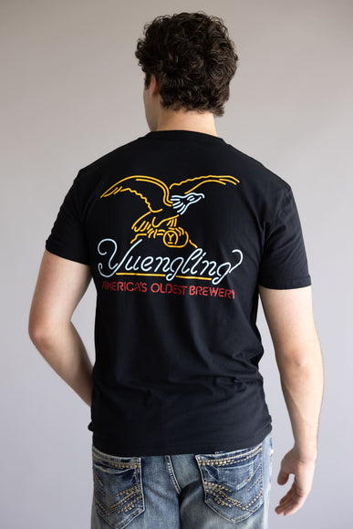 Yuengling Neon Logo T-Shirt for Men in Black