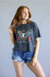 Zutter Rock n Roll Crop Tee for Women in Black