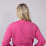 1897 Active Embroidered Wifey Sweatshirt for Women in Pink