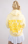 1897 Active Love You Like A Summer Sunset Hoodie for Women in Butter Yellow