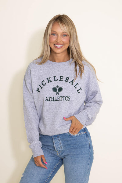 1897 Active Pickleball Sweatshirt for Women in Grey