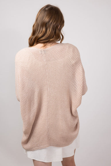 Shaker Stitch Cardigan for Women in Natural
