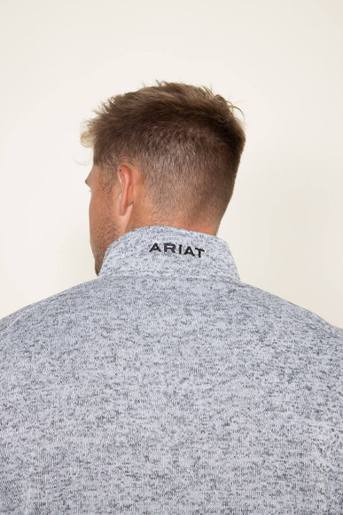 Ariat Caldwell 1/4 Zip for Men in Heather Grey