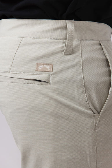 Billabong Crossfire Submersible 8” Hybrid Shorts for Men in Light Grey