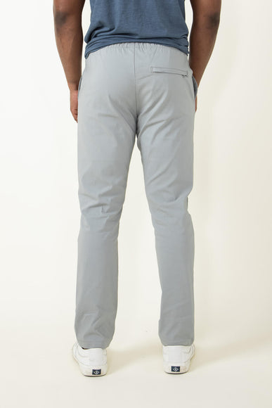 Copper & Oak Elastic File Tech Jogger Pants for Men in Light Grey