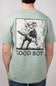 Good Boy Fetch Dog T-Shirt for Men in Sage