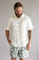 Katin Alan Solid Shirt for Men in Vintage White