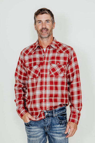Ariat Holton Flannel Shirt for Men in Red