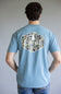 Local Boy Local Flage Badge T-Shirt for Men in Slate Blue