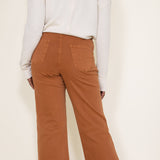 Mica High Rise Wide Leg Jeans for Women in Rustic Orange