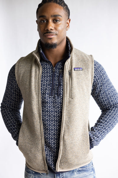 Patagonia Men’s Better Sweater Fleece Vest in Seabird Grey