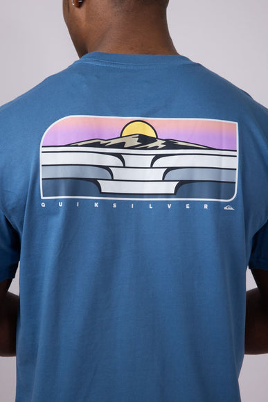 Quiksilver Frames T-Shirt for Men in Blue