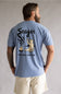Seager Smokey T-Shirt for Men in Faded Denim