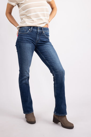 Silver Jeans Suki Mid Rise Slim Bootcut Jeans For Women
