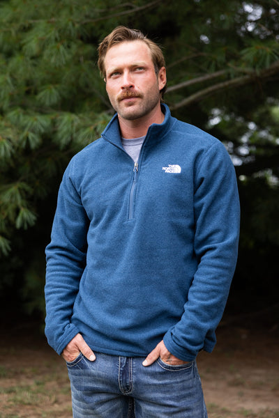 The North Face Gordon Lyons ¼ Zip Neck for Men in Blue